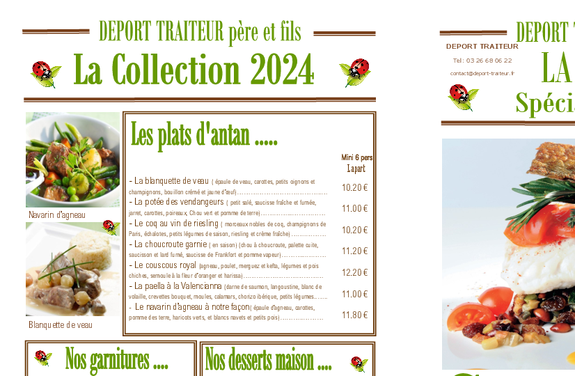 Preview Menu